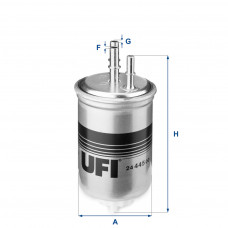 Фільтр паливний UFI 24.445.00