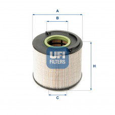Фільтр паливний UFI 26.015.00