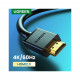 Кабель мультимедійний HDMI to HDMI 3.0m V2.0 Cafule 4K HD104 Ugreen (10108)