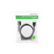 Кабель мультимедійний HDMI M to HDMI F 1.0m HD107 black Ugreen (10141)