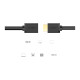 Кабель мультимедійний HDMI M to HDMI F 1.0m HD107 black Ugreen (10141)