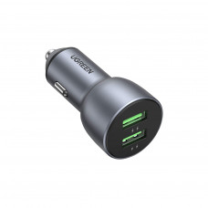 Зарядний пристрій Ugreen CD213 36W 2xUSB QC 3.0 3A Car Charger (Dark Blue) (10144)