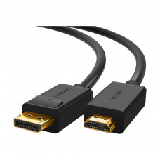 Кабель мультимедійний DisplayPort M to HDMI 2.0m v1.4, DP101 Ugreen (10202)