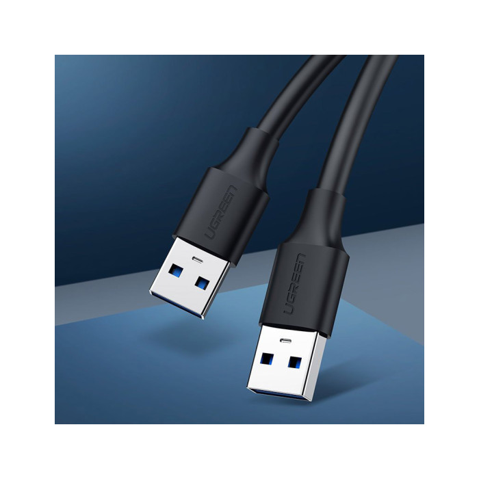 Дата кабель USB 2.0 AM/AM 1.0m black Ugreen (10309)