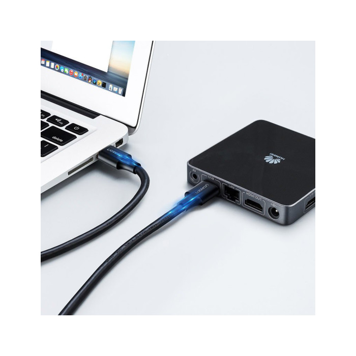 Дата кабель USB 2.0 AM/AM 2.0m US102 black Ugreen (10311)