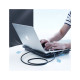 Дата кабель USB 2.0 AM/AM 2.0m US102 black Ugreen (10311)