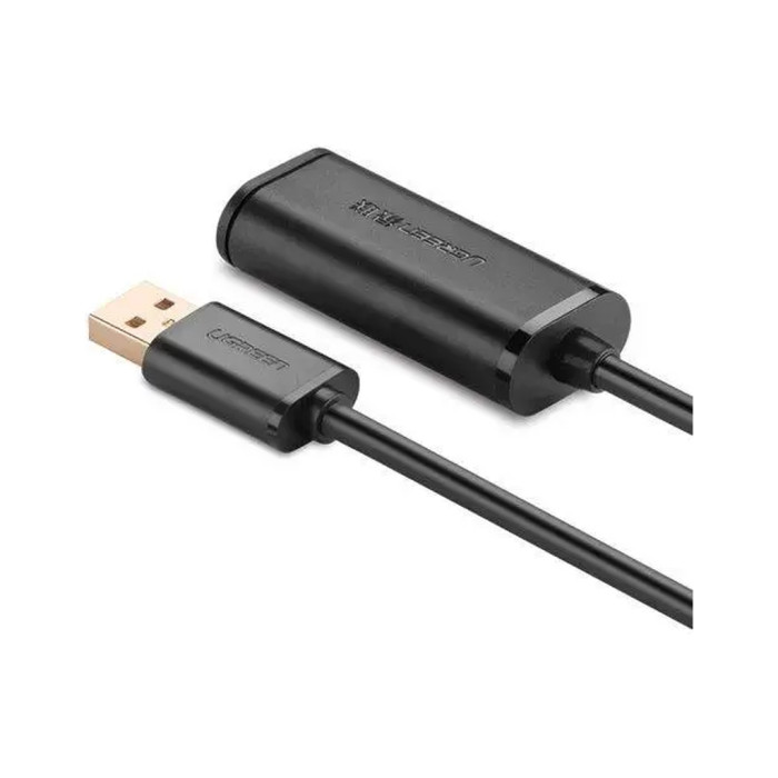 Дата кабель USB 2.0 AM to AF 5.0m Active black Ugreen (10319)