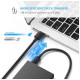 Дата кабель USB 3.0 AM/AM 0.5m US128 black Ugreen (10369)