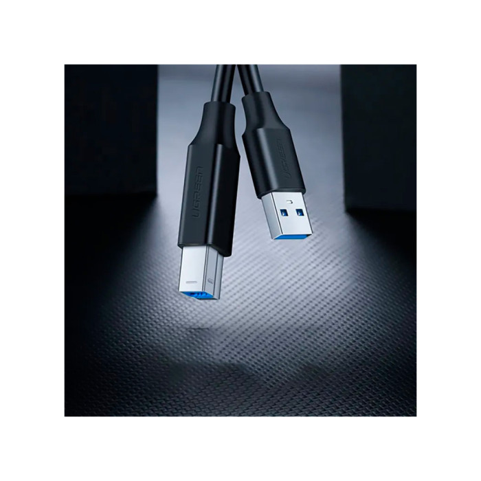 Кабель для принтера USB 3.0 AM/BM 2.0m US210 black Ugreen (10372)