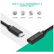 Дата кабель USB 3.1Gen2 Type-C to Type-C 1.0m 100W US353 Black Ugreen (10387)