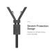 Кабель мультимедійний 3.5mm M to 2xRCA M 2.0m AV102 black Ugreen (10510)