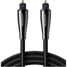 Кабель мультимедійний Optical Toslink 2.0m AV108 black Ugreen (10540)