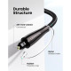 Кабель мультимедійний Optical Toslink 2.0m AV108 black Ugreen (10540)