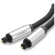 Кабель мультимедійний Optical Toslink 1.5m AV108 black Ugreen (10542)