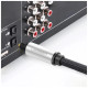 Кабель мультимедійний Optical Toslink 1.5m AV108 black Ugreen (10542)