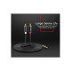 Кабель мультимедійний 3.5mm M to 2xRCA M 2.0m AV116 black Ugreen (10584)