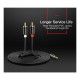 Кабель мультимедійний 3.5mm M to 2xRCA M 5.0m AV116 black Ugreen (10591)