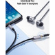 Кабель мультимедійний 3.5mm M to 3.5mm F 2.0m AV118 gray Ugreen (10594)