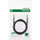 Кабель мультимедійний 3.5mm M to 3.5mm M 1.0m (4pin) AV183 gray Ugreen (10648)