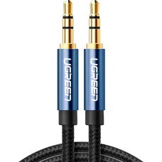 Кабель мультимедійний 3.5mm M to 3.5mm M 1.0m AV112 blue Ugreen (10685)