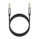 Кабель мультимедійний 3.5mm M to 3.5mm M 2.0m AV119 black Ugreen (10735)