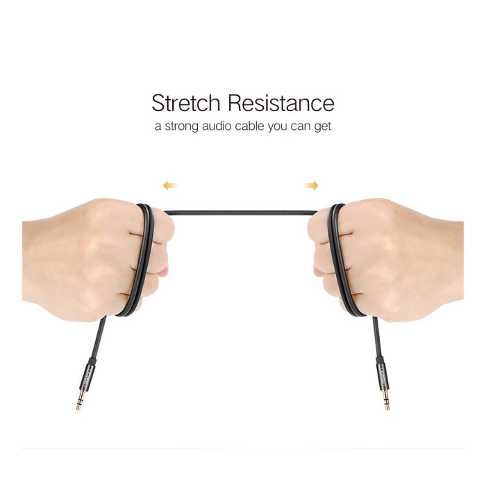Кабель мультимедійний 3.5mm M to 3.5mm M 3.0m AV119 black Ugreen (10736)