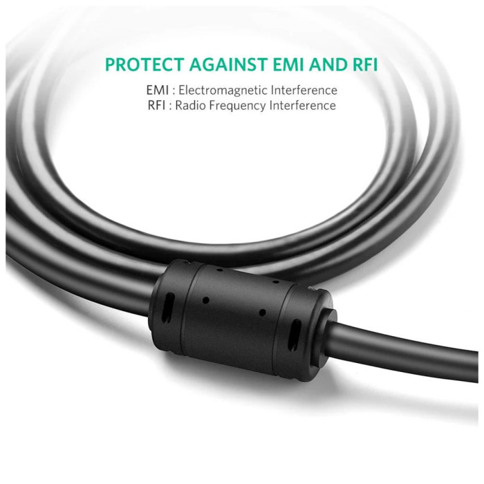 Кабель мультимедійний VGA M to VGA M 2.0m VG101 black Ugreen (11646)