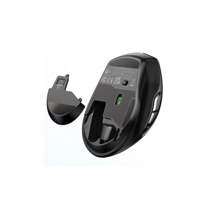 Мишка Ugreen MU006 Ergonomic Wireless Gray/Black (15063)