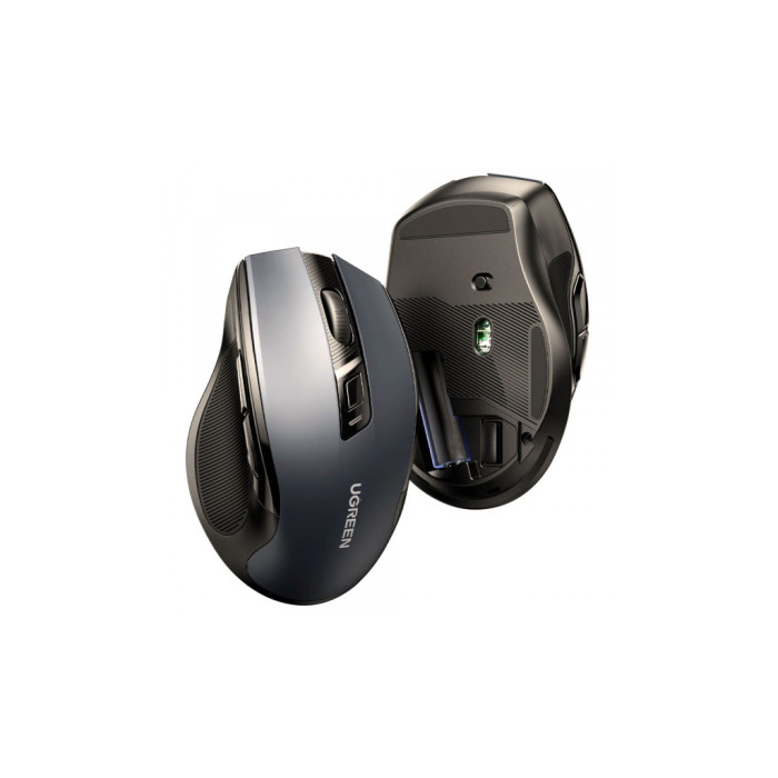 Мишка Ugreen MU006 Ergonomic Wireless Gray/Black (15063)