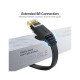 Патч-корд 2м, U/UTP Cat 6 CCA Lan Cable NW102 Black Ugreen (20160)