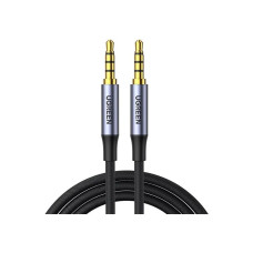 Кабель мультимедійний 3.5mm M to 3.5mm M 1.5m (4pin) AV183 gray Ugreen (20497)