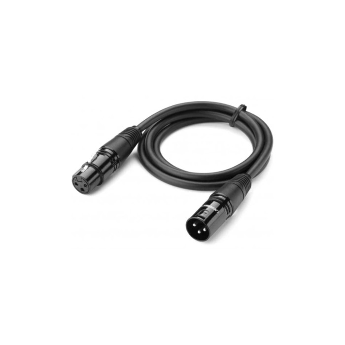 Кабель мультимедійний XLR M to XLR F 2.0m AV130 black Ugreen (20710)