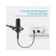 Кабель мультимедійний XLR M to XLR F 5.0m AV130 black Ugreen (20712)