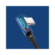 Дата кабель USB 2.0 AM to USB-C 2.0m 3A 90° corner US176 black Ugreen (20857)