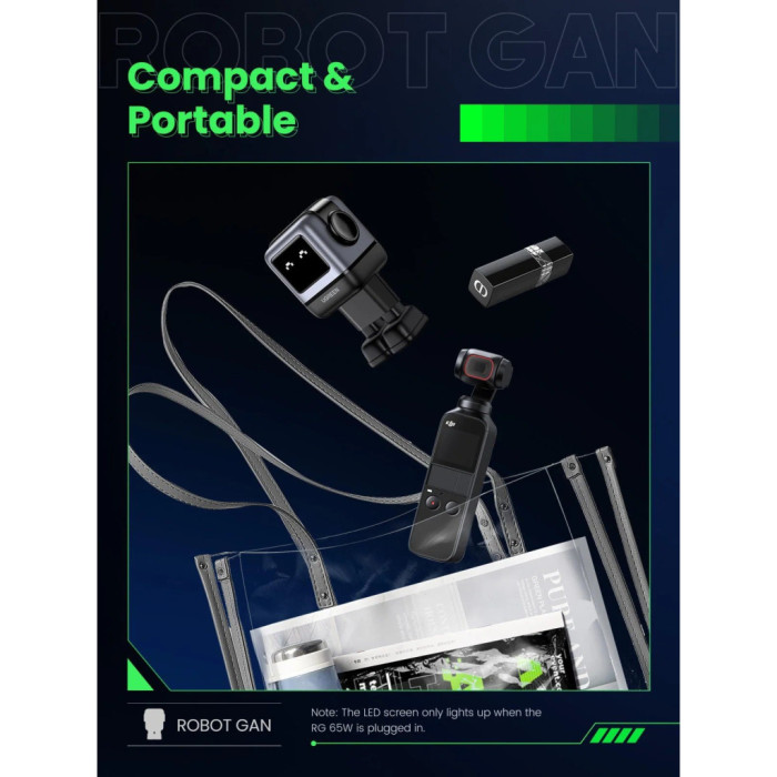 Зарядний пристрій Ugreen 1xUSB + 2xUSB-C 65W GaN CD361 gray (25685B)