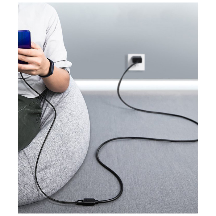 Дата кабель USB 3.0 AM/AF 0.5m US129 black Ugreen (30125)