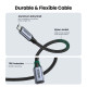 Дата кабель Ugreen USB-C M/F 1.0m 5A 10Gbps USB 3.1 black (30205)