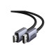 Кабель мультимедійний DisplayPort M to HDMI M 2.0m V2.0 4K30Hz DP125 black Ugreen (35842)
