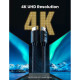 Кабель мультимедійний HDMI M to HDMI M 10.0m 4K30Hz braided HD119 black Ugreen (40104)