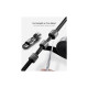 Набір для кріплення стрічка-липучка LP124 20mm Cable Tie Band 5m Black Ugreen (40356)