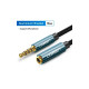 Кабель мультимедійний 3.5mm M to 3.5mm F 1.0m AV118 blue Ugreen (40673)