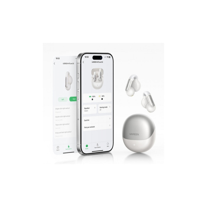 Навушники Ugreen HiTune S5 Open Wearable Bluetooth White (45761)