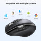 Мишка Ugreen M751 Wireless/Bluetooth Black (45792)