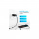 Дата кабель USB 2.0Type-C to Type-C 2.0m 60W US255 Black Gray Ugreen (50125)