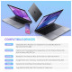 Дата кабель USB-C to USB-C 0.5m 3A 60W US261 black/gray Ugreen (50149)