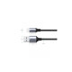 Дата кабель USB 2.0 AM to Lightning 1.0m 2.4A US199 black Ugreen (60156)