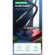 Кабель мультимедійний 3.5mm M to 3.5mm M 1.0m 90° corner AV112 blue Ugreen (60179)