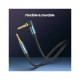 Кабель мультимедійний 3.5mm M to 3.5mm M 1.0m 90° corner AV112 blue Ugreen (60179)
