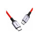 Дата кабель USB 2.0 AM to USB-C 1.0m US294 red Ugreen (60186)