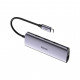 Концентратор Ugreen USB3.0 Type-C to USB 3.0x3/RJ45/ CM236 (60718)